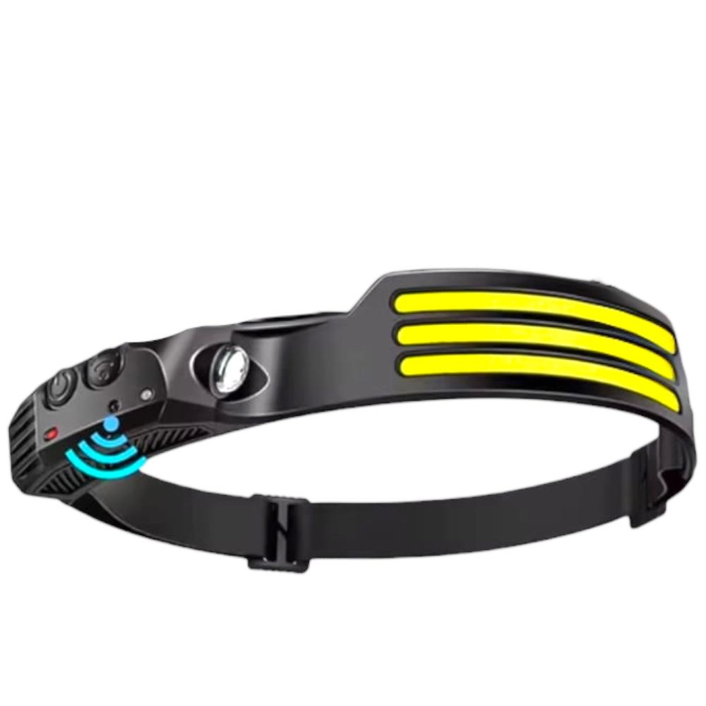 Linterna Cintillo 3 Led Frontal Con Sensor Recargable