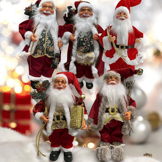 Viejo Pascuero Adorno Navideño Decorativo 30 Cm