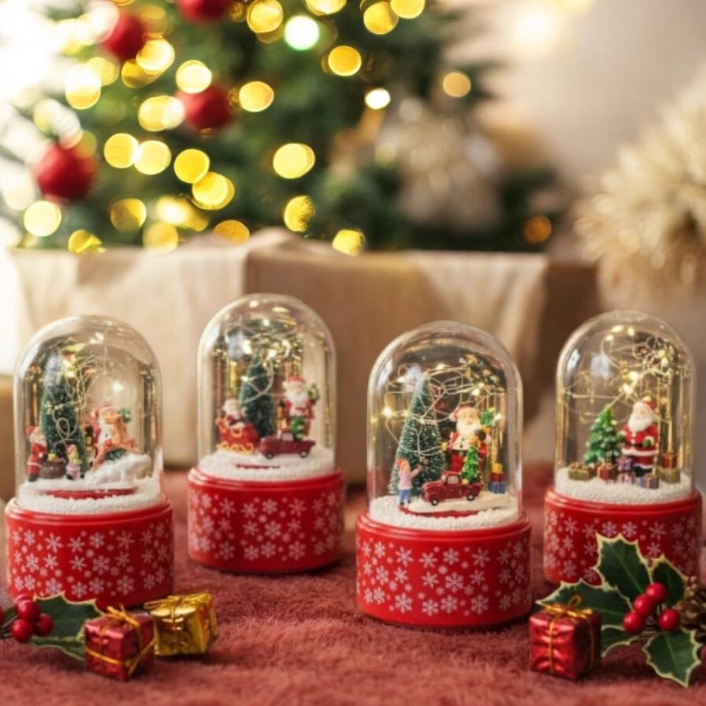 Esfera De Nieve Led Musical Adorno Navideño Decorativo