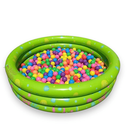 Piscina Inflable Redonda Para Niños 100x35 Cm