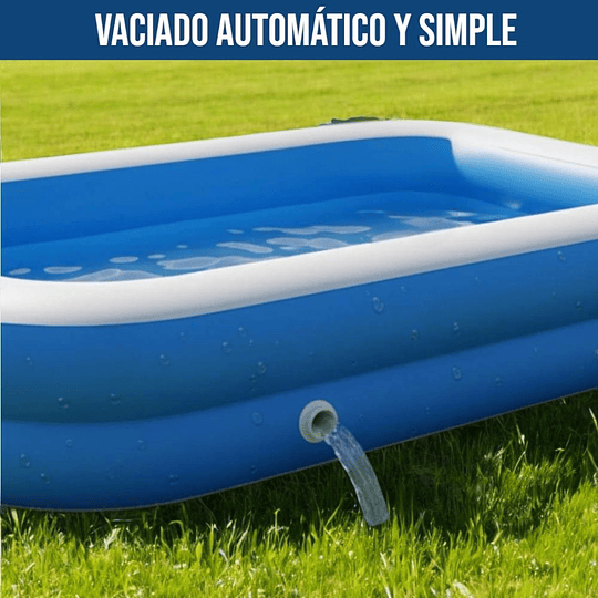 Piscina Inflable Rectangular 2.62x1.75x51 Cm 