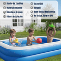 Piscina Inflable Rectangular 2.62x1.75x51 Cm 