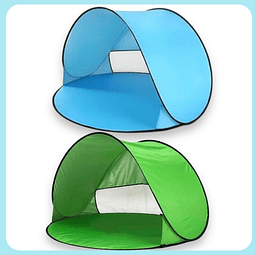 Carpa Paraviento De Playa Automática Con Filtro Uv