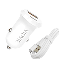 Cargador De Auto Dual USB y Tipo C Carga Rápida 30W