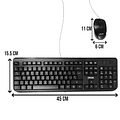 Teclado Multimedia Usb + Mouse Español 