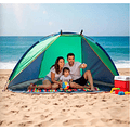 Paraviento Media Carpa Con Filtro Uv Playa
