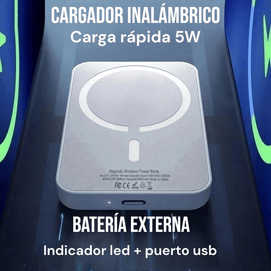 Bateria Externa Portatil Power Bank Inalambrico iPhone - Android