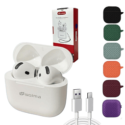 Audifonos Inalambricos Bluetthoth + Funda Protectora 
