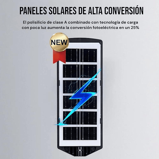 Foco Solar Exterior 700w Sensor De Movimiento Ip65 + Control