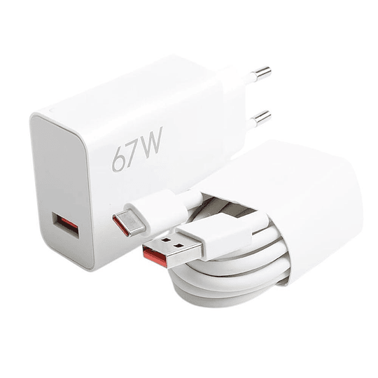 Cargador 67w Carga Rápida Tipo C