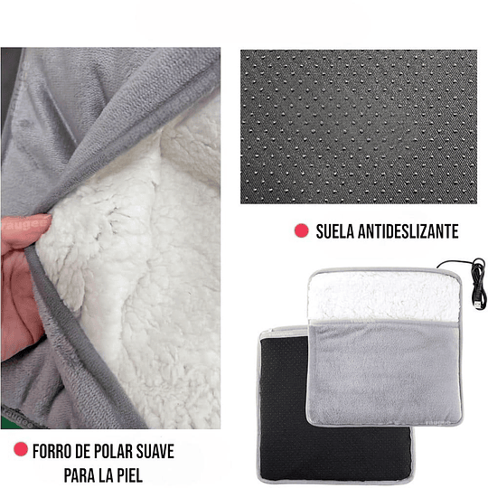 Calentador De Pies Electrico USB Polar 