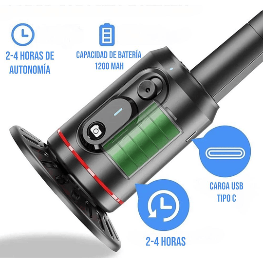 Tripode Inteligente 360° Con Seguimiento Facial Automático 