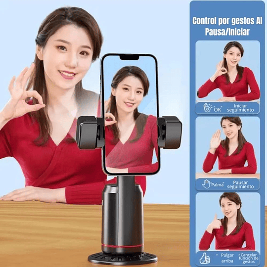 Tripode Inteligente 360° Con Seguimiento Facial Automático 