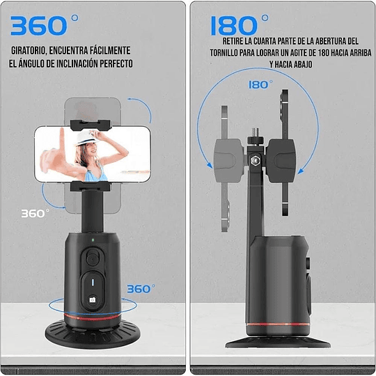 Tripode Inteligente 360° Con Seguimiento Facial Automático 