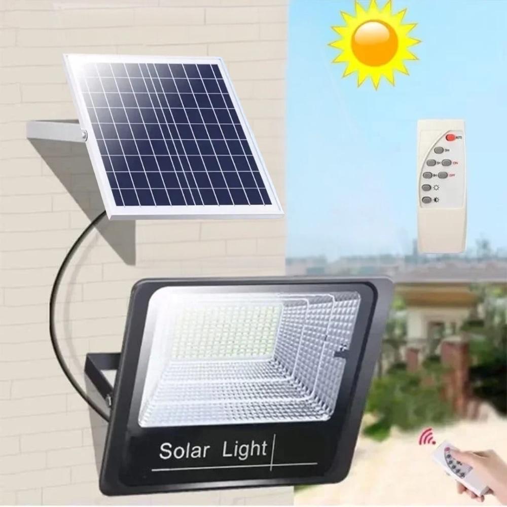 Foco Reflector Led Solar 200w Ip67 + Control