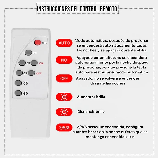 Foco Reflector Led Solar 200w Ip67 + Control 