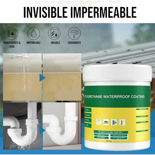 Tapagoteras Sellador Impermeable Transparente 300g