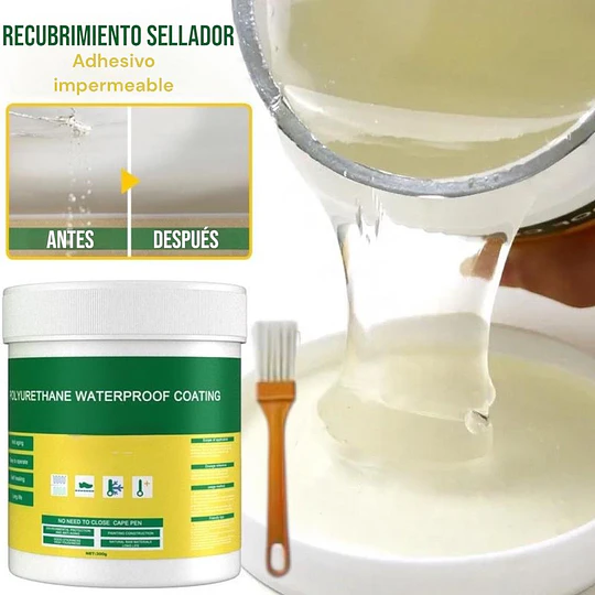 Tapagoteras Sellador Impermeable Transparente 300g