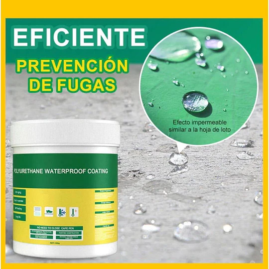 Tapagoteras Sellador Impermeable Transparente 300g