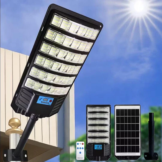 Foco Solar Exterior 1200w Sensor De Movimiento Ip65 + Control
