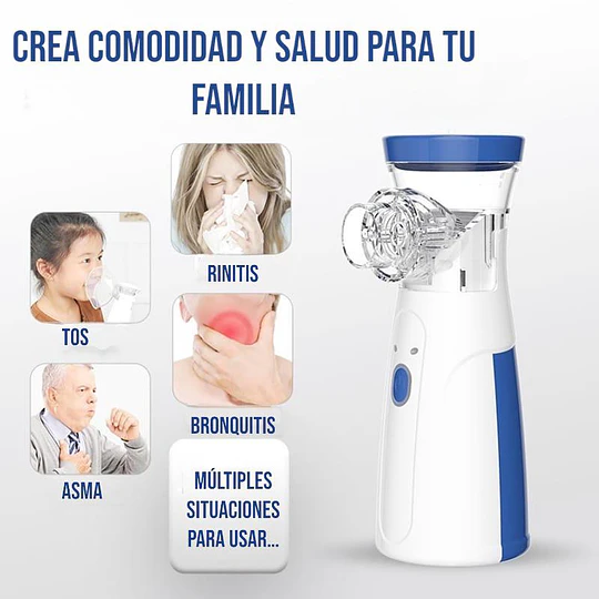 Nebulizador Inalámbrico De Inhalación Portátil Usb