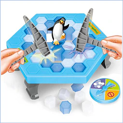 Juego De Mesa Salva Al Pinguino Mini Para Niños Juguete