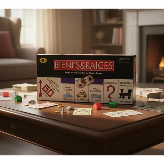 Juego De Mesa Bienes y Raices Monopolio Familiar 