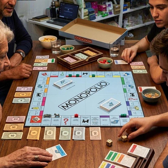 Juego De Mesa Bienes y Raices Monopolio Familiar 