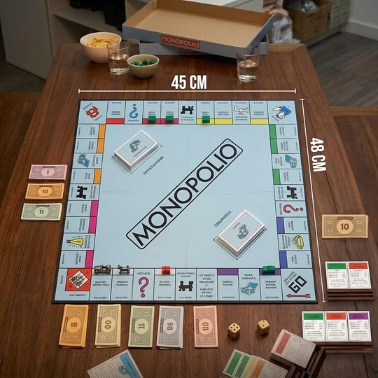 Juego De Mesa Bienes y Raices Monopolio Familiar 