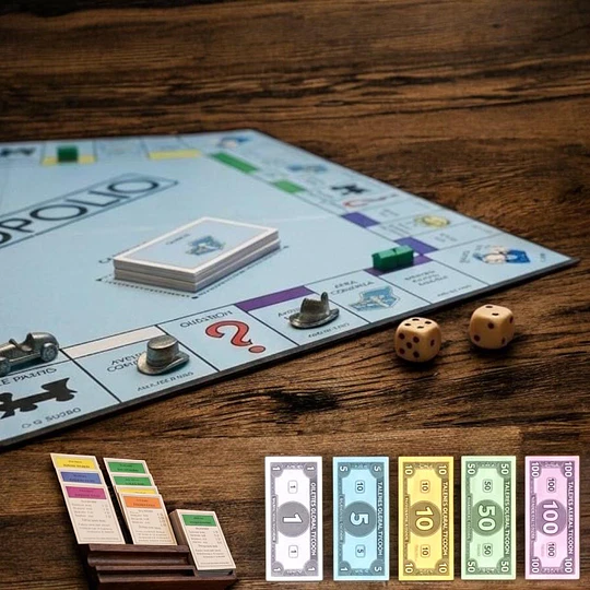 Juego De Mesa Bienes y Raices Monopolio Familiar 