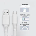 Cargador 100w Carga Rápida Tipo C Blanco 2 En 1 
