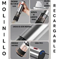 Molinillo De Pimienta Y Sal Eléctrico Recargable Led