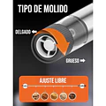 Molinillo De Pimienta Y Sal Eléctrico Recargable Led
