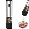 Molinillo De Pimienta Y Sal Eléctrico Recargable Led