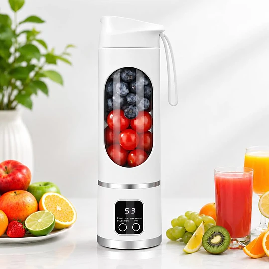 Licuadora Portátil Recargable Con Vaso 450 Ml