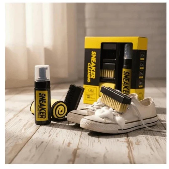 Kit De Limpieza Espuma Blanqueadora Zapatillas