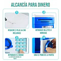 Alcancía Electrónica Tipo Caja Fuerte Digital Con Clave Y Luces 