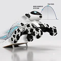 Perro Robot Inteligente Acrobacias Giro 360° Luces Y Sonido 