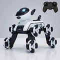 Perro Robot Inteligente Acrobacias Giro 360° Luces Y Sonido 