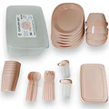 Set De Picnic Para Camping Portátil Reutilizable 34 Pcs