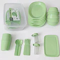 Set De Picnic Para Camping Portátil Reutilizable 34 Pcs