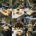 Set De Picnic Para Camping Portátil Reutilizable 34 Pcs