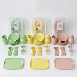 Set De Picnic Para Camping Portátil Reutilizable 34 Pcs
