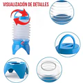  Dispensador Bidón De Agua Plegable Portátil Camping 5.5 L