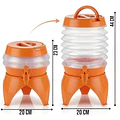  Dispensador Bidón De Agua Plegable Portátil Camping 5.5 L