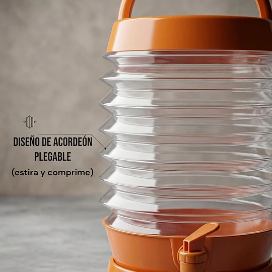  Dispensador Bidón De Agua Plegable Portátil Camping 5.5 L