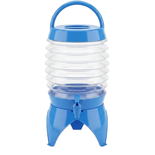 Dispensador Bidón De Agua Plegable Portátil Camping 5.5 L
