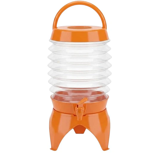  Dispensador Bidón De Agua Plegable Portátil Camping 5.5 L