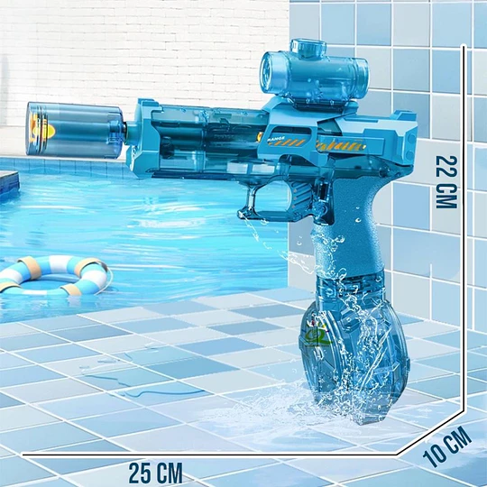 Pistola Lanza Agua Eléctrica Automática Recargable