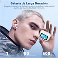 Audifonos Bluetooth Inalámbricos Con Pantalla Táctil